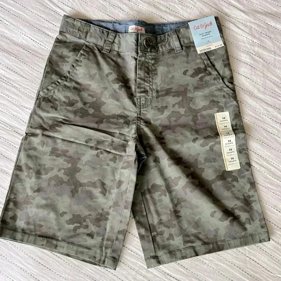 Camouflage Boy Shorts with adjustable waist - Picture 1 of 7